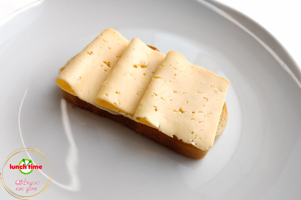 Бутерброд с сыром (сыр, хлеб пшеничный) 20/30г ланч тайм