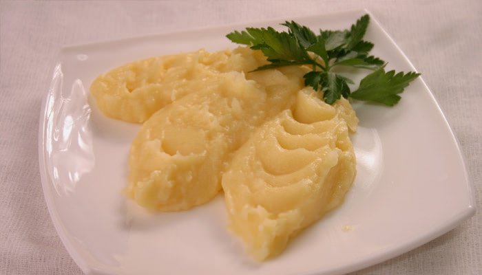 Картофельное пюре с молоком и сливочным маслом; 200 гр. ланч тайм