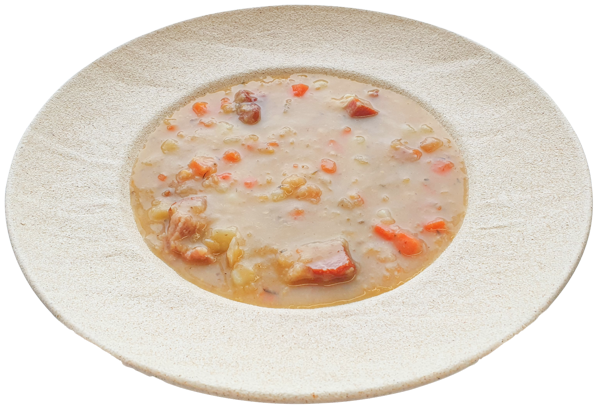 Суп гороховый с копчёностями  300 гр. ланч тайм