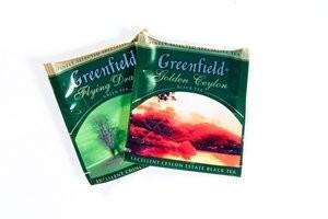 Чай Гринфилд зелёный; 1 пакетик ланч тайм